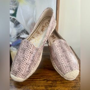 Sam Edelman Kesia Slip On Espadrille In Multi Snake Leather NWOT